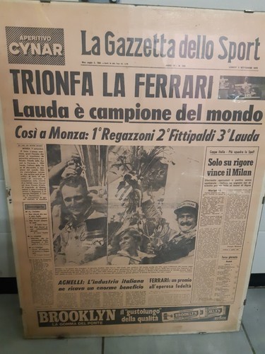 Prima pagina incorniciata - pagina,