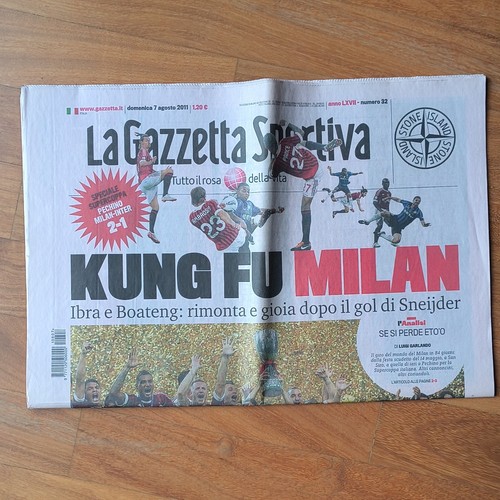 Gazzetta dello sport milan - dello,